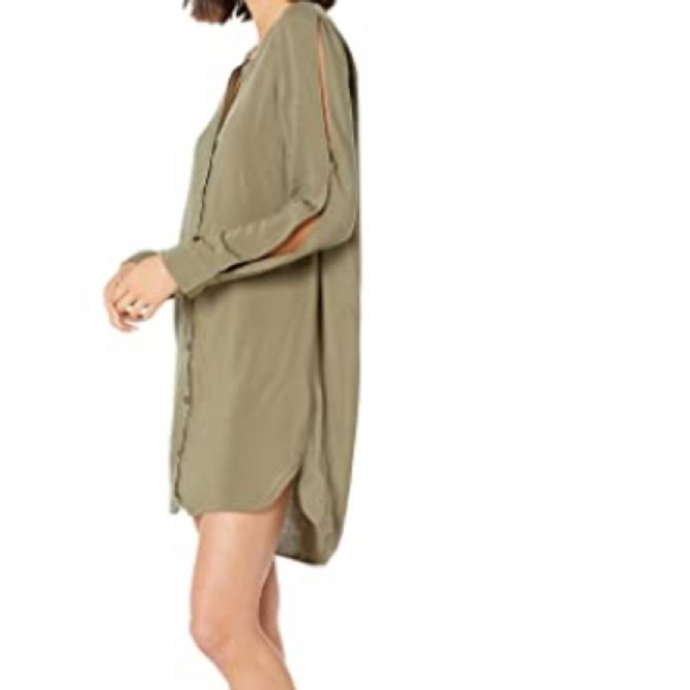 Slit sleeves shirtless